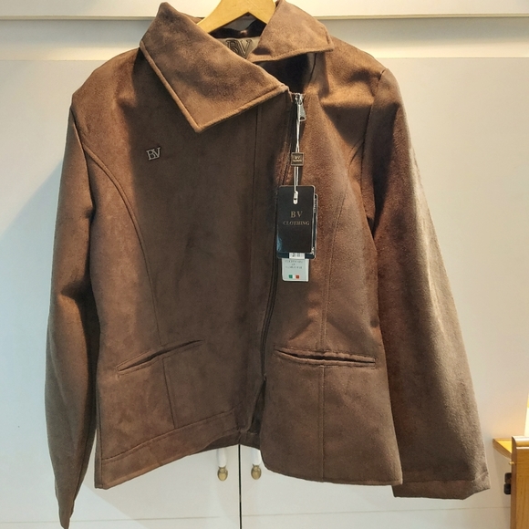 NWT BV Men's brown jacket L - Picture 1 of 6